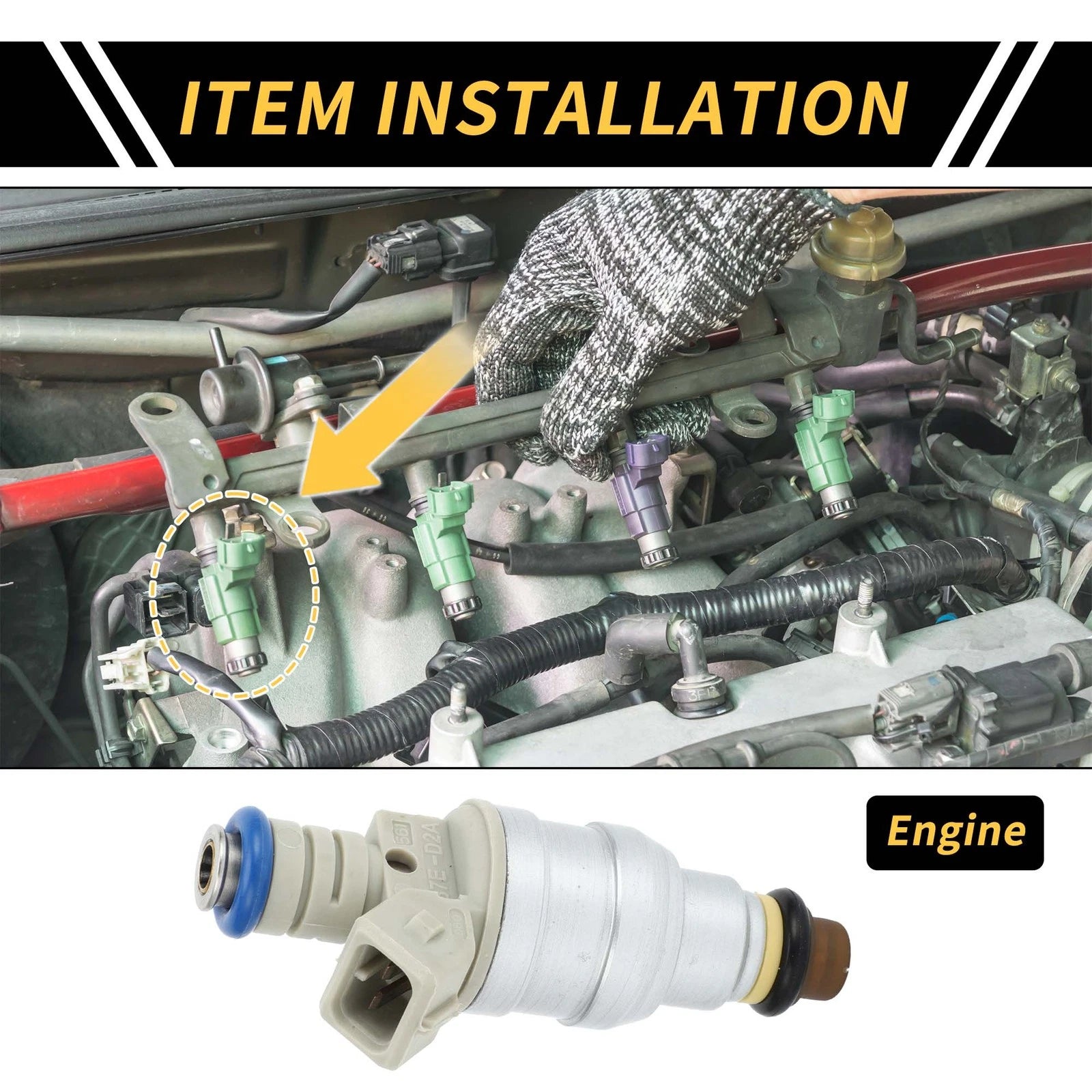 Fuel Injector Replacement for Ford Ranger 4 Holes (1985–2001)