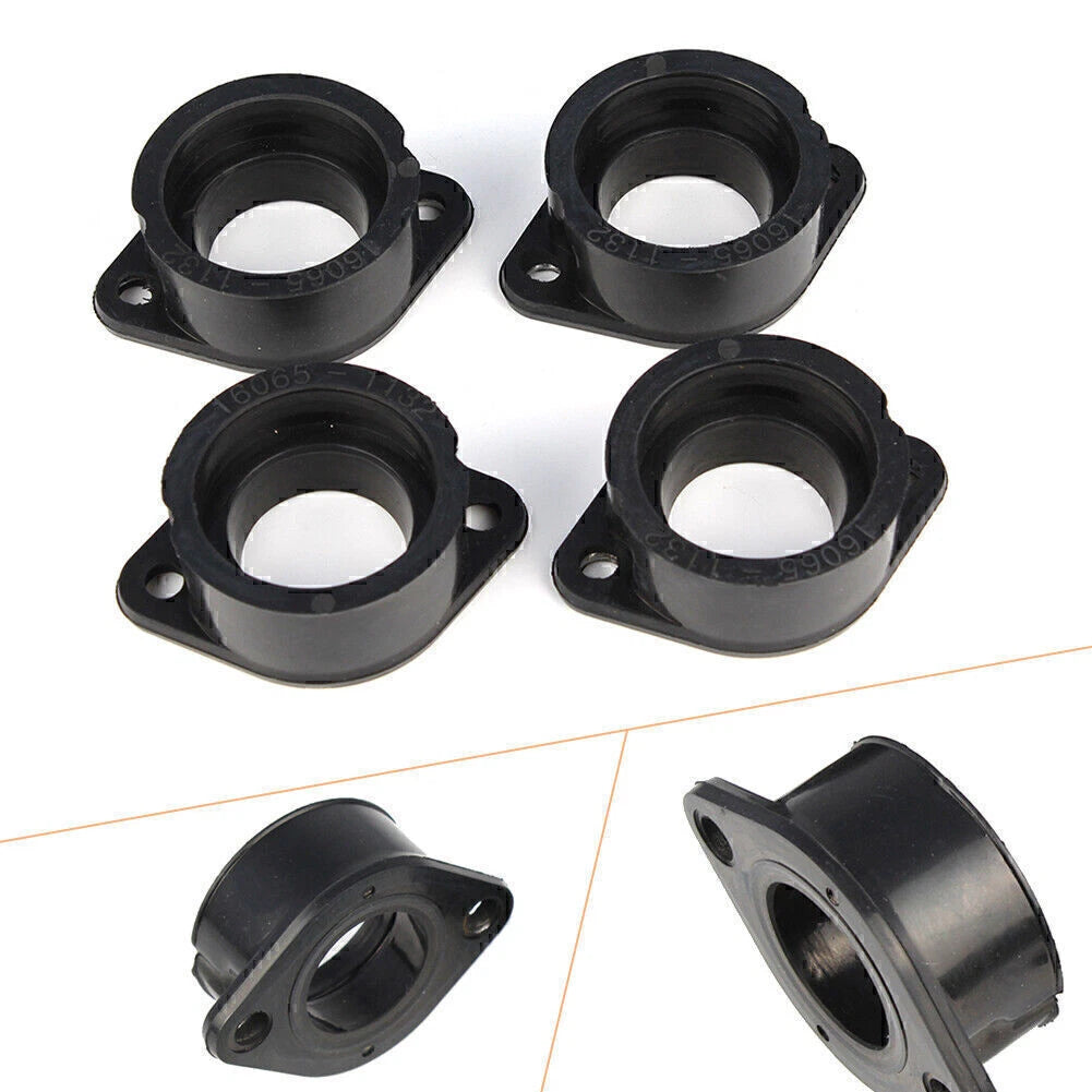 4Pcs Carburetor Intake Manifold Joint Boot for Kawasaki KZ750N1/N2 (1982–1983)