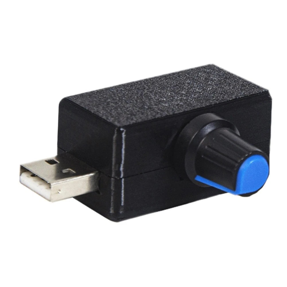 USB Fan Controller with Stepless Airflow Regulation for Universal Use