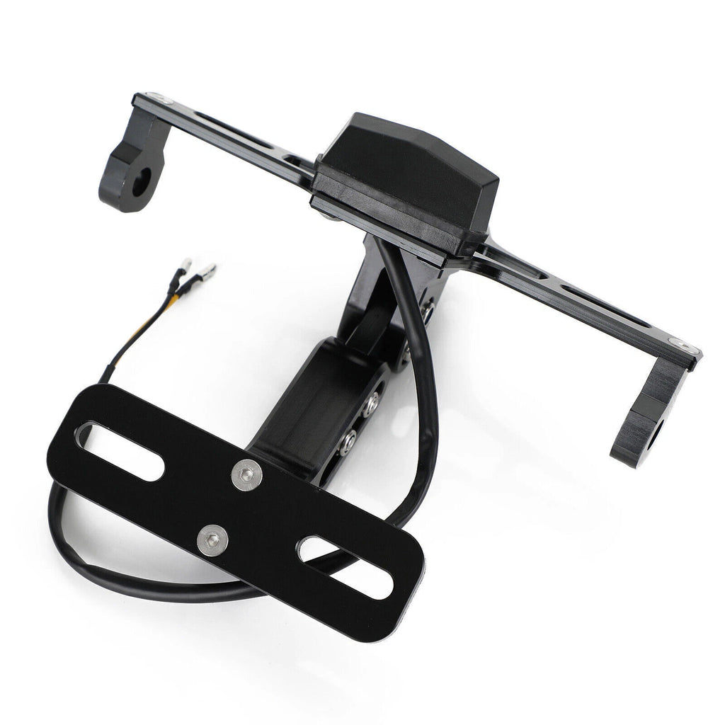 License Plate Holder Bracket for Yamaha BWS R25 R3 (2015–2023) Black T