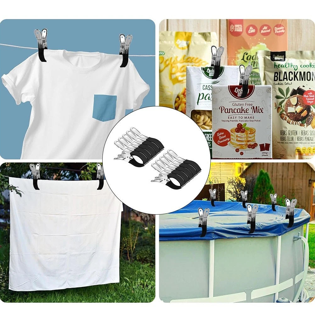 Heavy Duty Beach Chair Clips - Anti-Scratch Edge Design