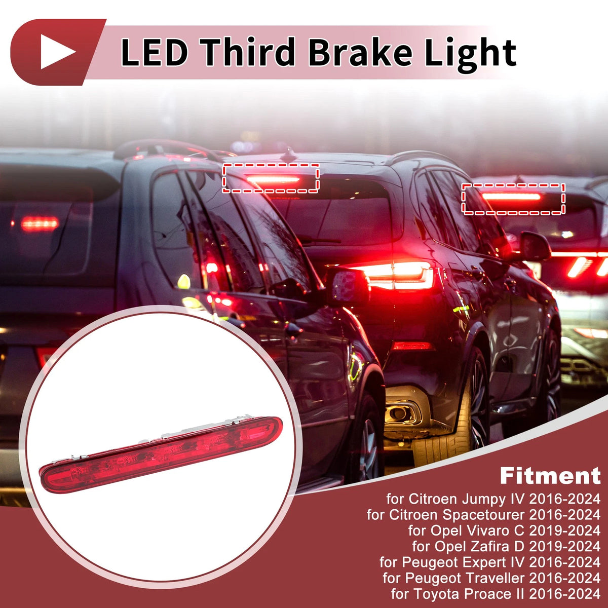 LED Third Brake Light for Citroen Jumpy IV (2016–2024) 9811325980