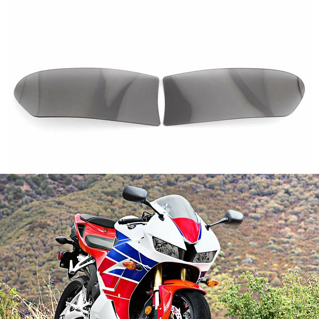 Front Headlight Lens Protection Cover Smoke for Honda CBR 600RR (2013–2018) T9
