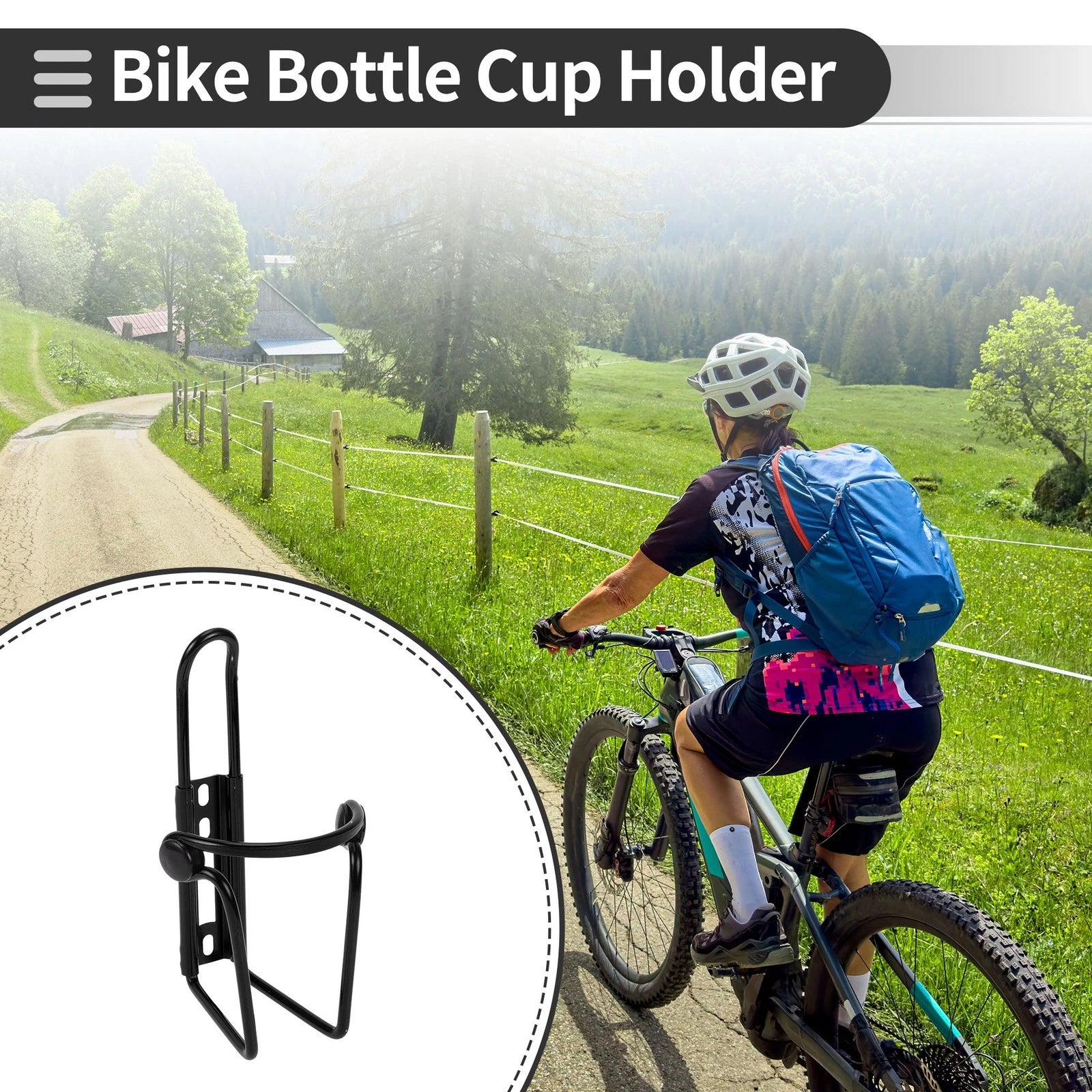 Bike Bottle Cup Holder Cage Rack Bicycle Drinks Holder for Universal Bikes (2010–2025)