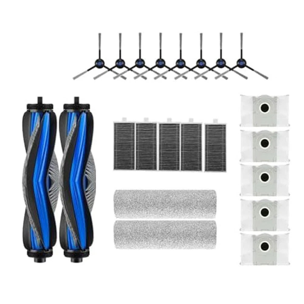 Set of 4 Side Brushes and Filter Bags for X8 Pro and S14 Plus