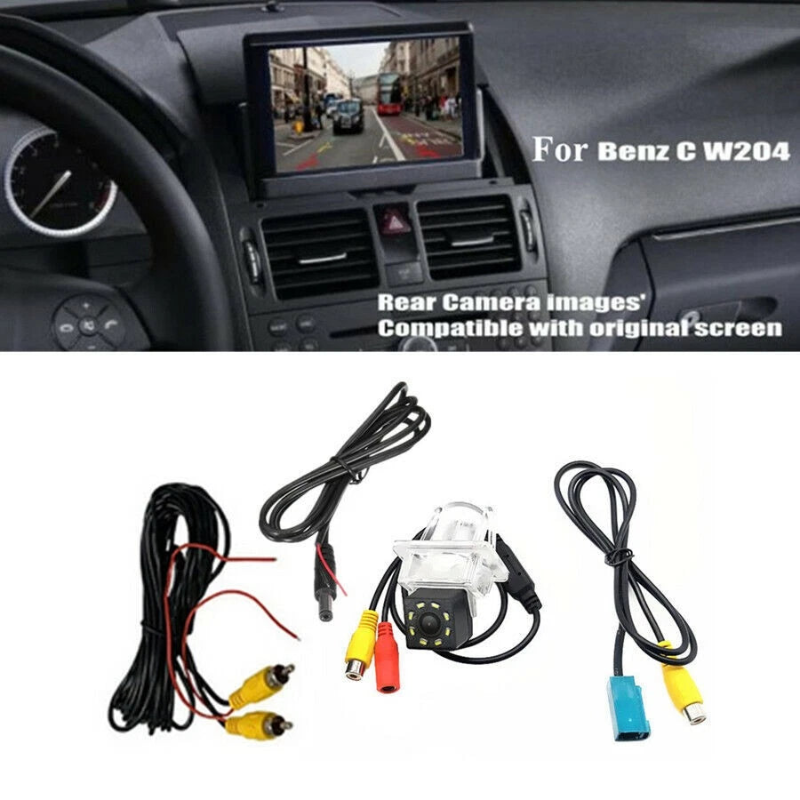 LED Rearview Backup Camera for Mercedes Benz C Class W204 (2007–2014)
