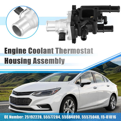 Engine Coolant Thermostat Housing Assembly for Chevy Cruze Sonic (2011–2028)