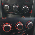 3Pcs A/C Panel Control Switch Knob Cover for Mazda 3 (2004–2009)