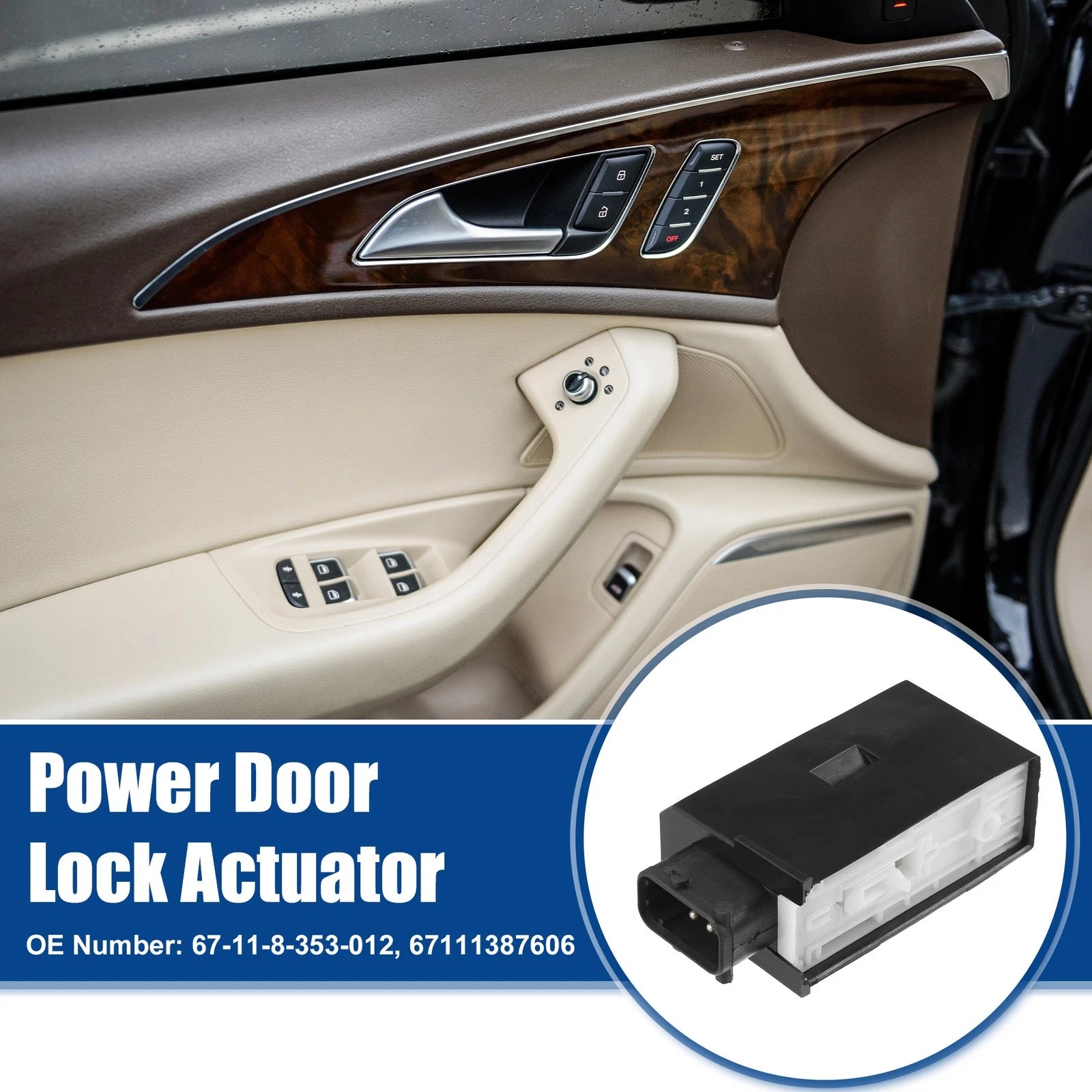 Left Right Front Door Lock Latch Actuator Replacement for BMW 7 Series (2016–2018)