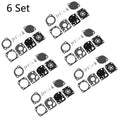 Set of 6 Carburetor Repair Rebuild Kits for STIHL BR500 BR550 BR600 (RB-134)
