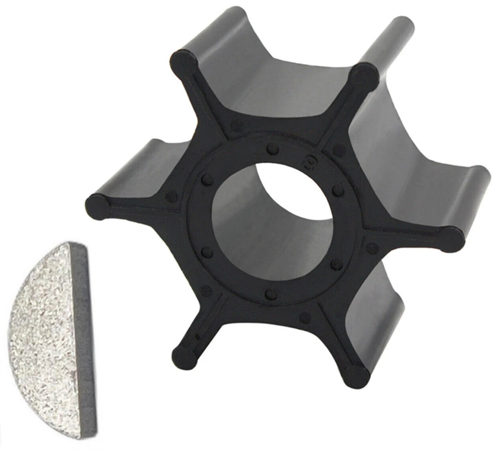 Water Pump Impeller & Key for Suzuki Outboard 9.9 15 HP (2Str) (17461-93901, 18-3099)
