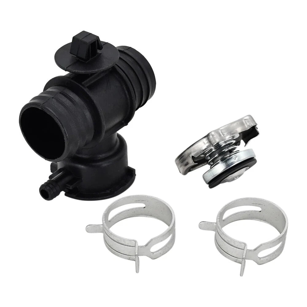 Coolant Neck Radiator Hose Connector with Cap For Chrysler Dodge Jeep 55116901AA
