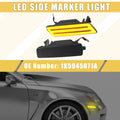 Front LED Side Marker Light Replacement for Volkswagen (2010–2016) Amber Pair