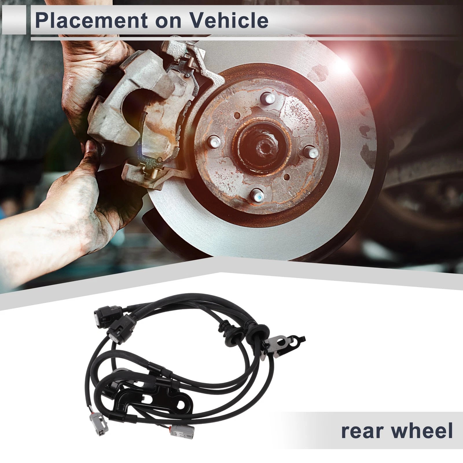Rear Wheel Brake Pad Wear Sensor for Lexus ES350 (2007–2009)