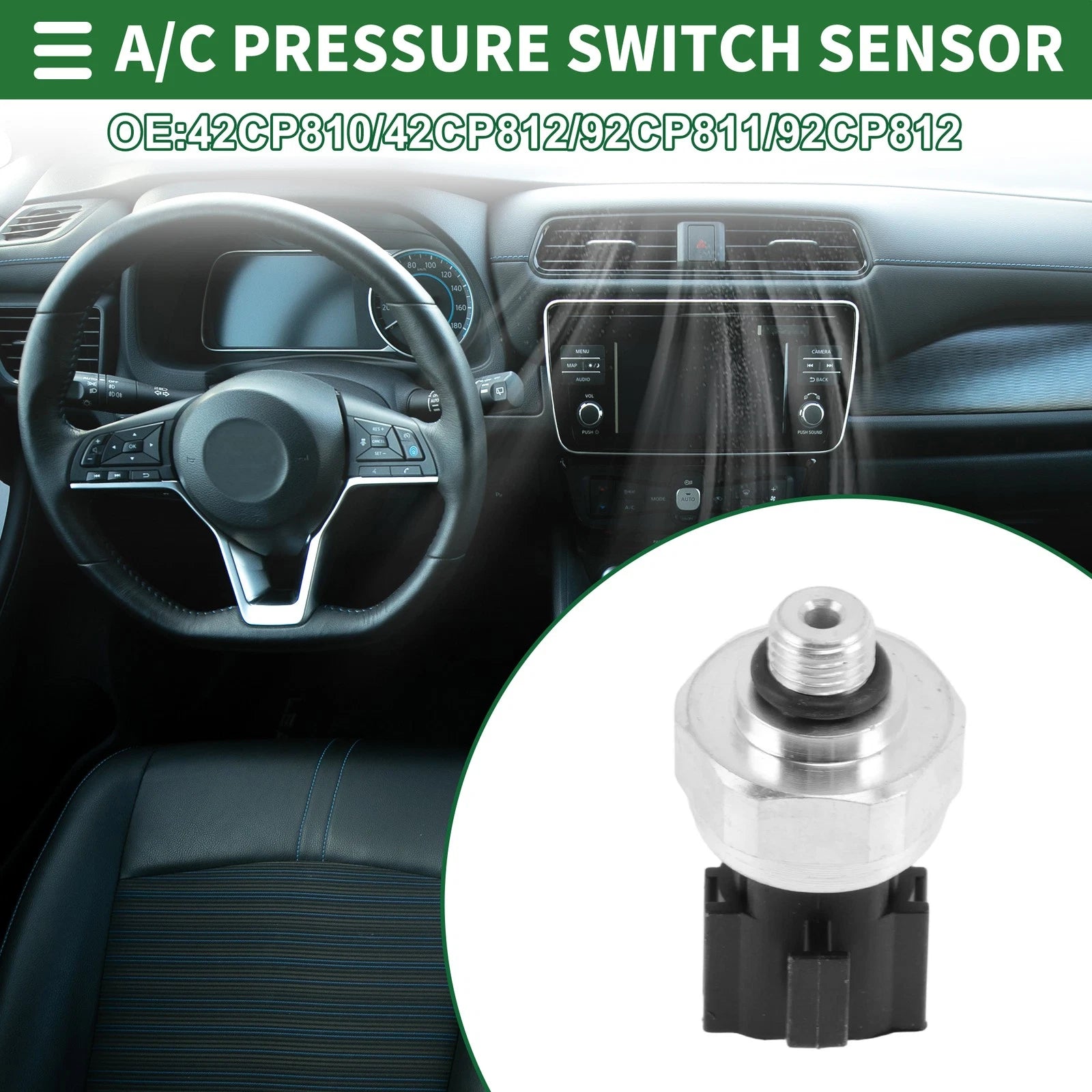 A/C Pressure Switch Sensor Replacement for Hyundai Sonata (2004–2024)