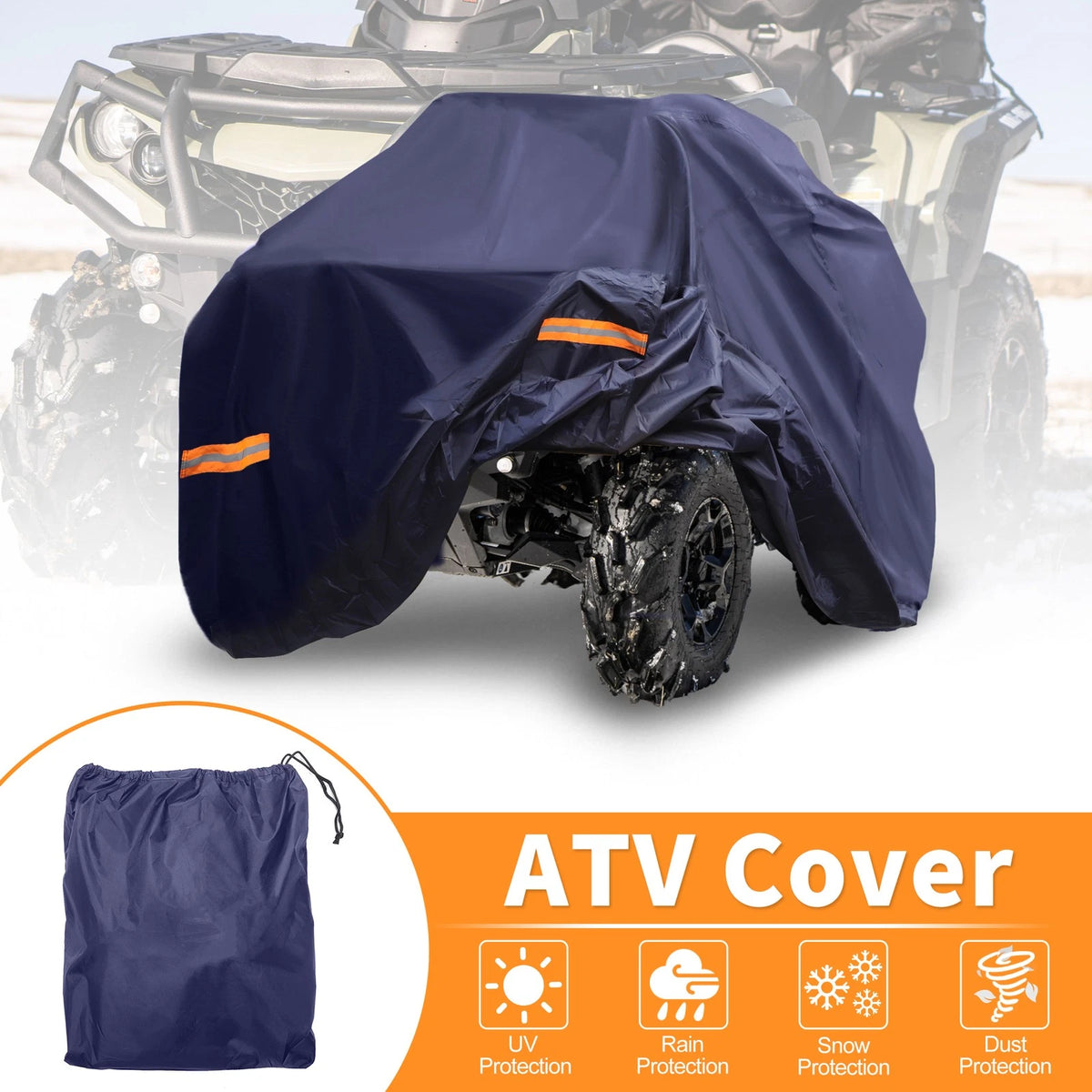 ATV Cover for Can-Am Outlander XT 700/X MR 700 (2015–2023) 92.52" Length