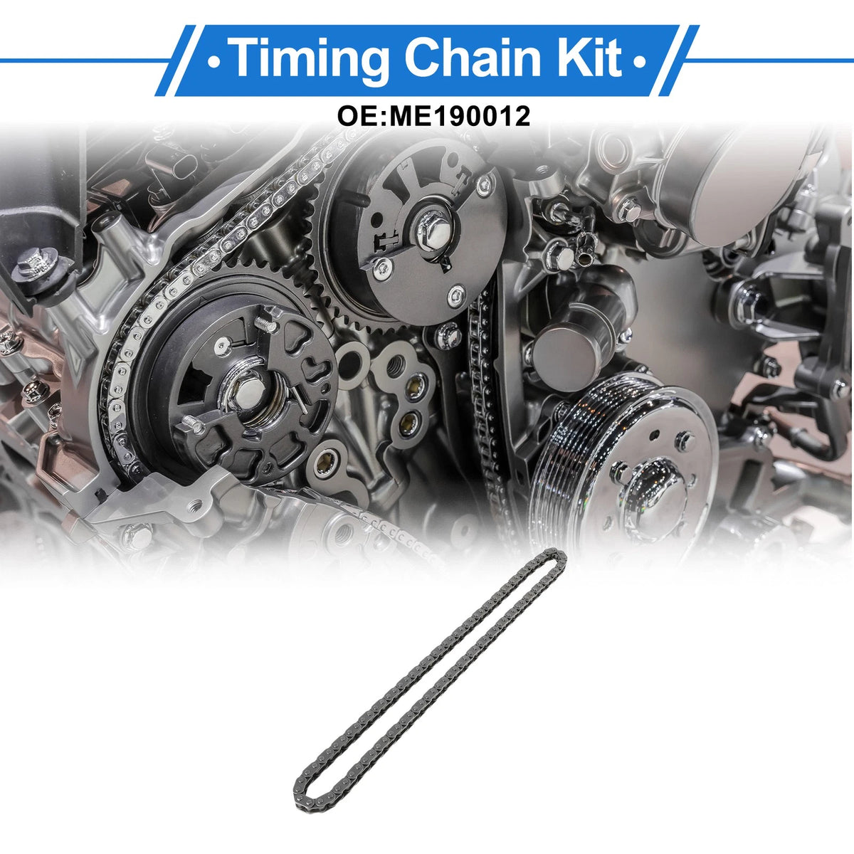 Timing Chain Kit for Mitsubishi L200 (1994–2006) No.ME190012