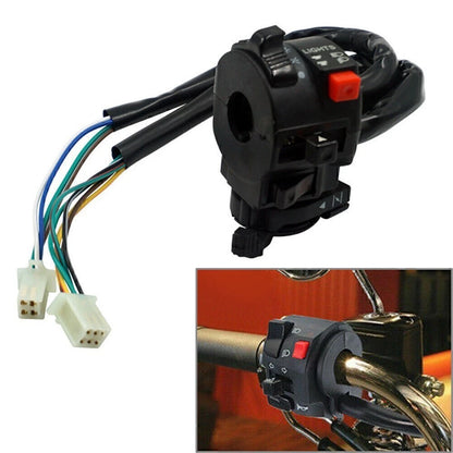Handlebar High/Low Beam On/Off Start Kill Switch for Motorcycle (Universal)