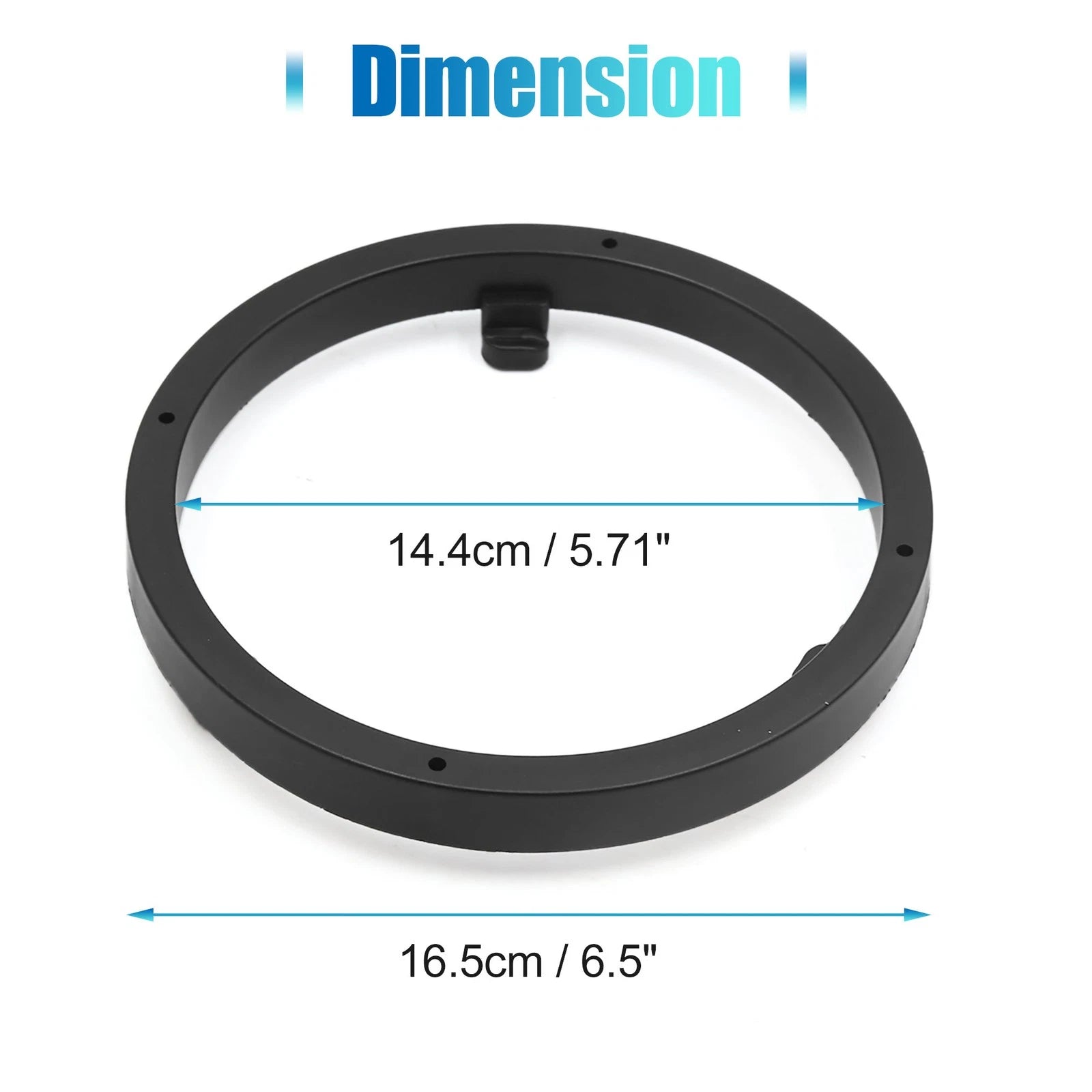 Car Audio Speaker Spacer Adaptor Rings for Mitsubishi (2 Pack, 6.5")