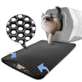 Litter Mat for Cat (75X58) Double Layer Trapper EVA Foam Rubber
