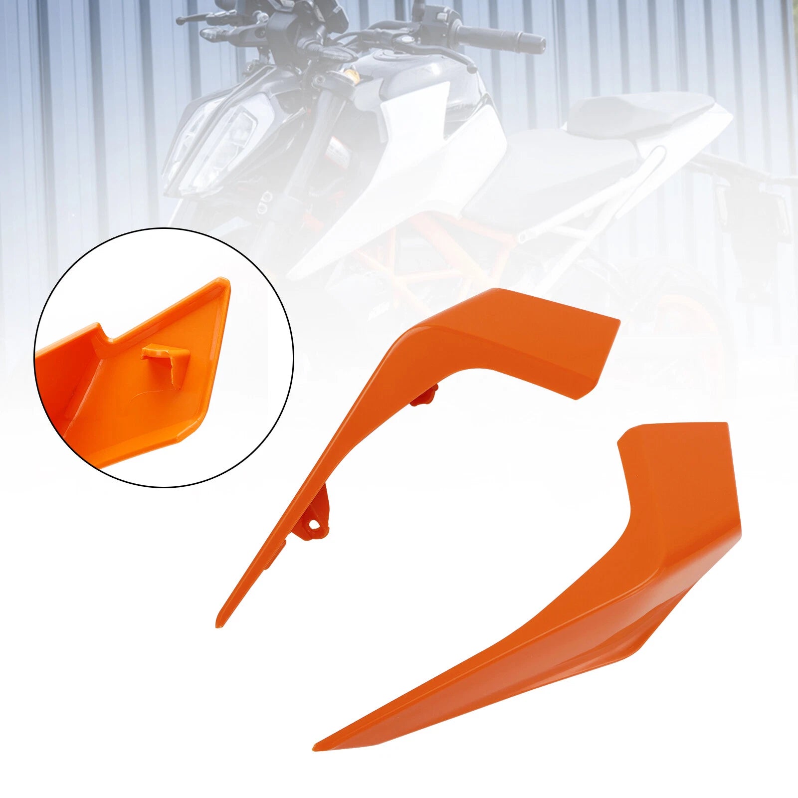 Headlight Fairing Guard Trim Cover for KTM 390 (2017–2023) - Orange