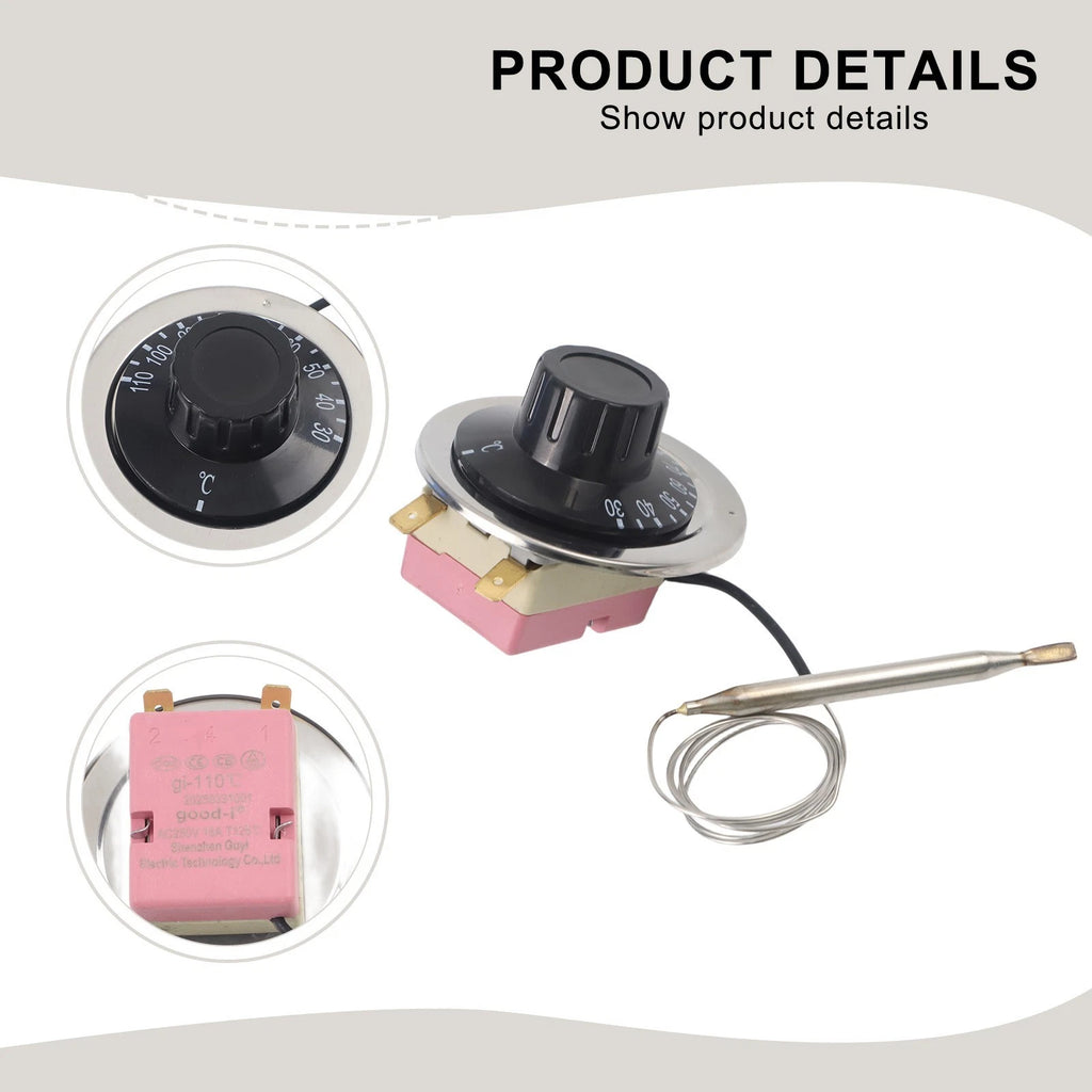 Temperature Control Dial Switch 50-300°/60-200/30-110 for