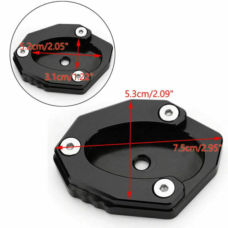 Kickstand Side Stand Extension Pad for Kawasaki Z900RS (2018–2019), Ninja 650R (2017–2019) T9