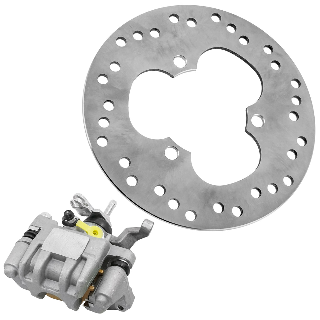 Rear Brake Caliper and Disc Rotor Replacement Kit for Honda TRX450ER (2006–2009)