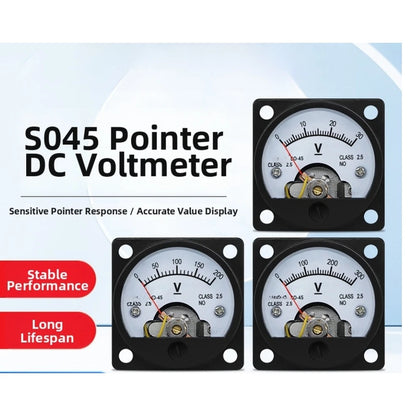 Analog DC Voltmeter SO-45 for Electrical Testing (No Year Range)