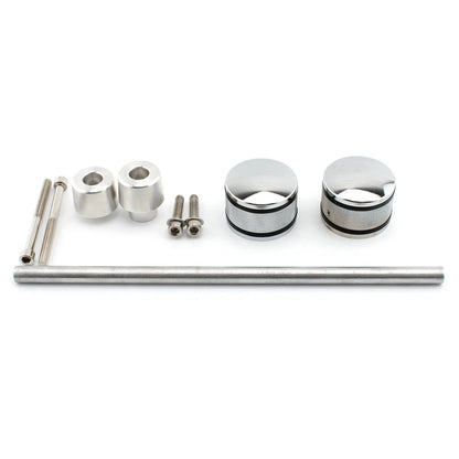 Front Axle Nut Cover Cap Kit for Harley Davidson (Engine Aluminum)