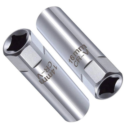 2X 14mm 16mm Spark Plug Socket 12 Point 3/8" Drive Deep Thin Wall Tool Set