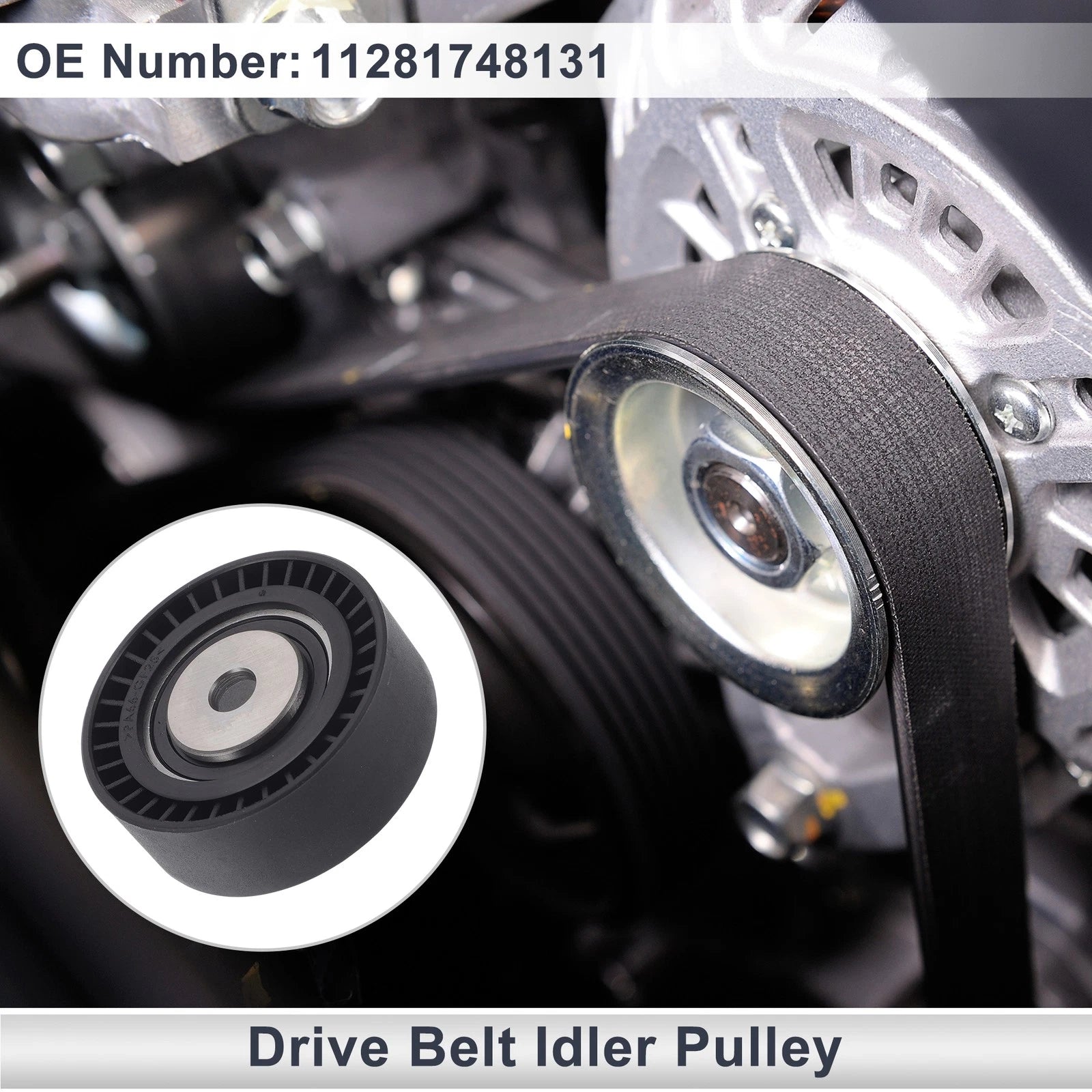 Drive Belt Idler Pulley Replacement for BMW Series 3 (1994–2006)