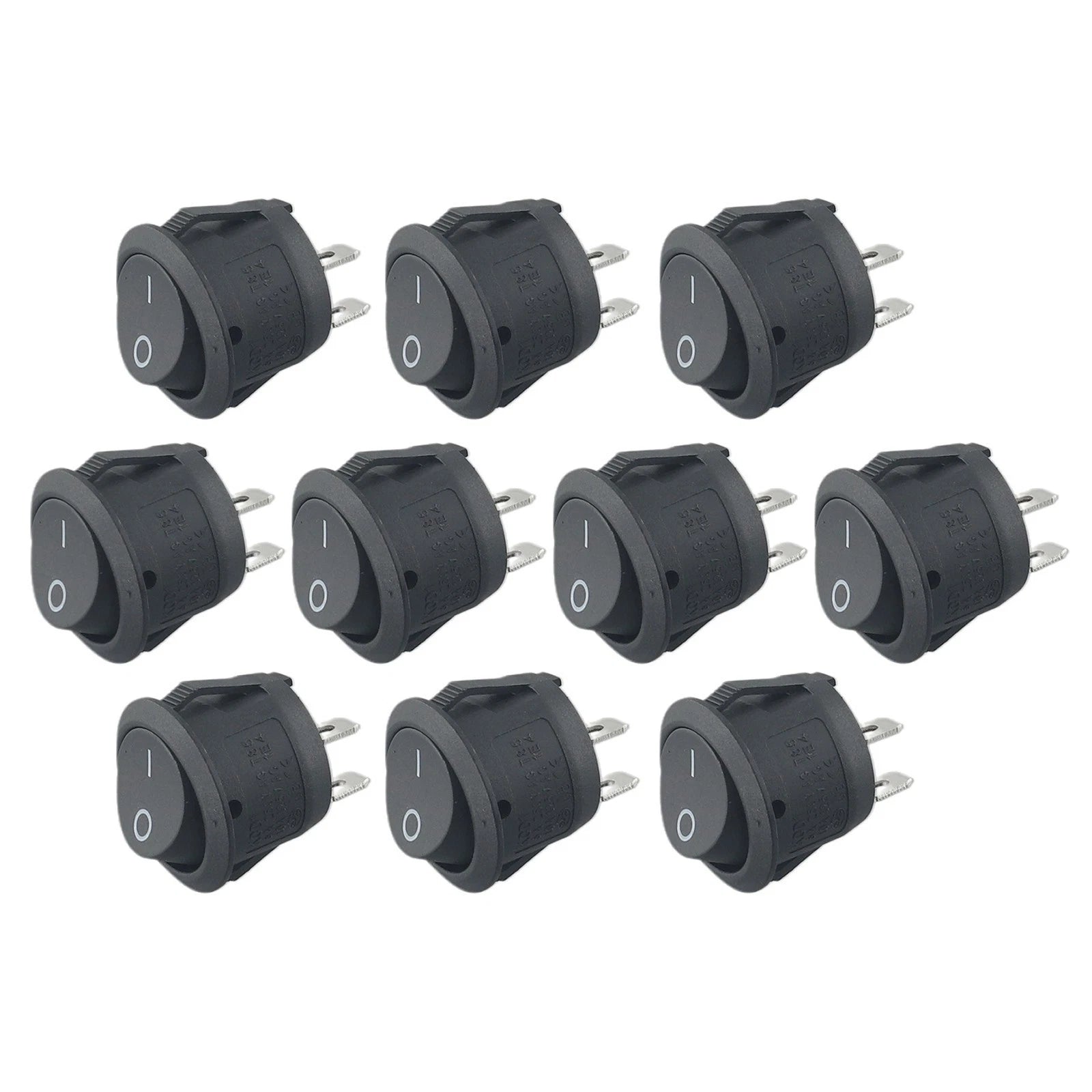 10pcs Rocker Switch 12V SPST for RV