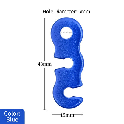 Tent Guyline Buckle for Outdoor Use - Aluminum Alloy, Rust Resistant