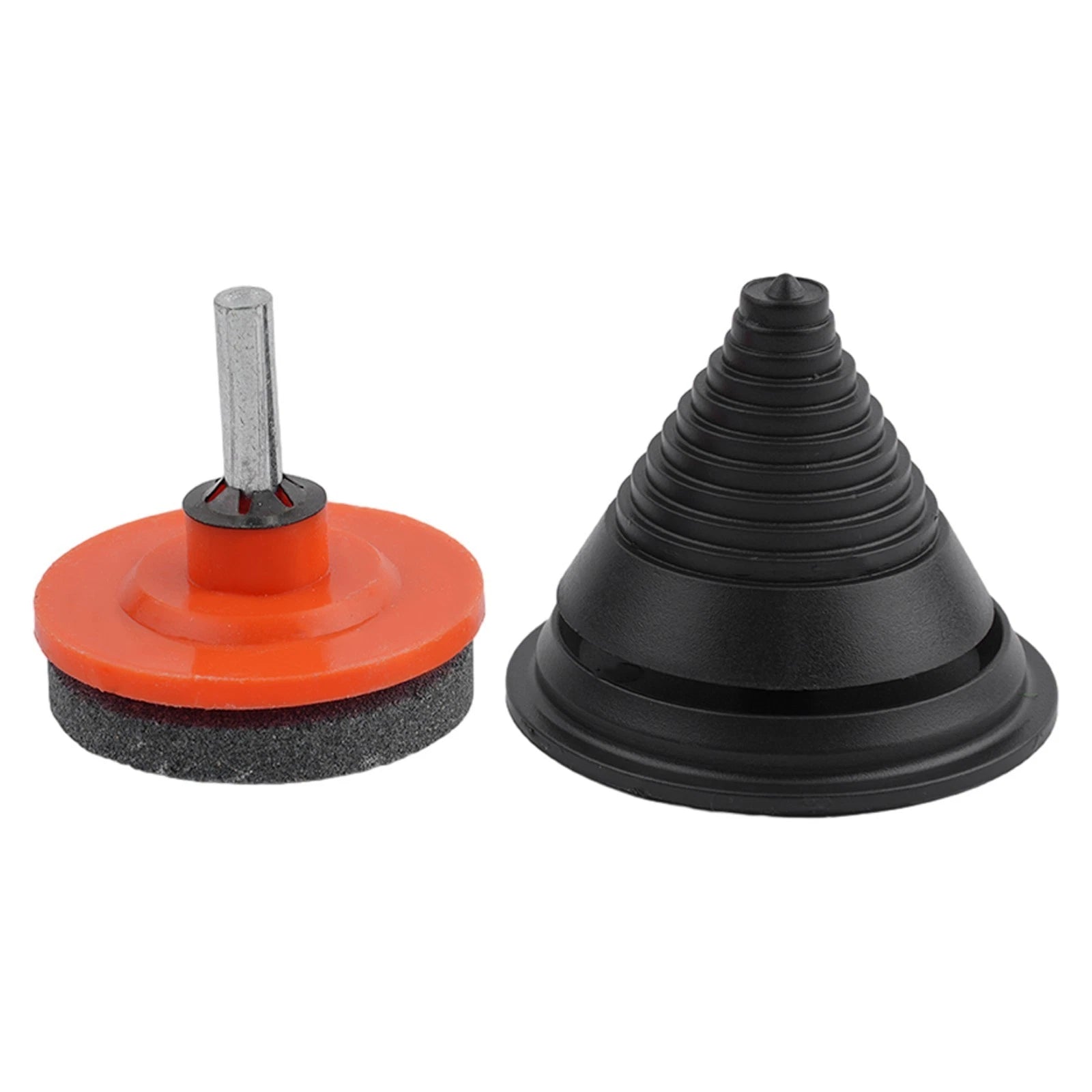 Lawn Mower Sharpener Tool for Rotary Drill (1.97x1.85 Inch, 80 Mesh)