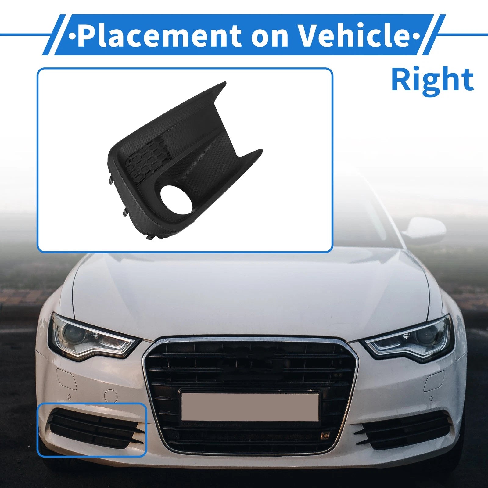 Front Right Fog Light Grill Replacement for Subaru WRX (2018–2021)