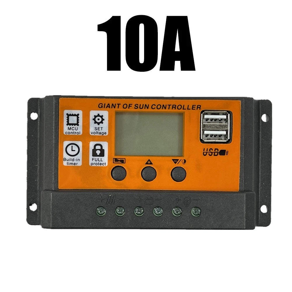 Dual USB Solar Panel Battery Regulator for Universal Use