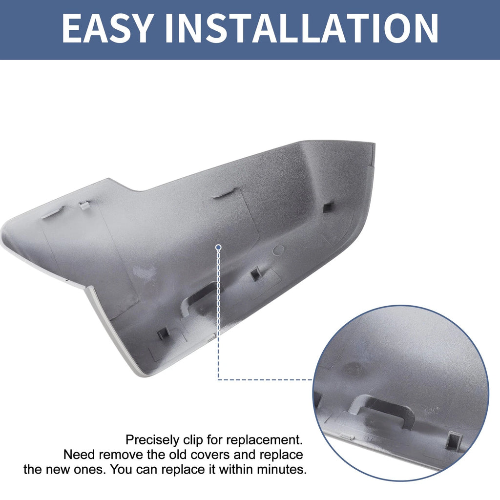Left Driver Side Rearview Mirror Cover Cap for Chevy Traverse (2018–2024)