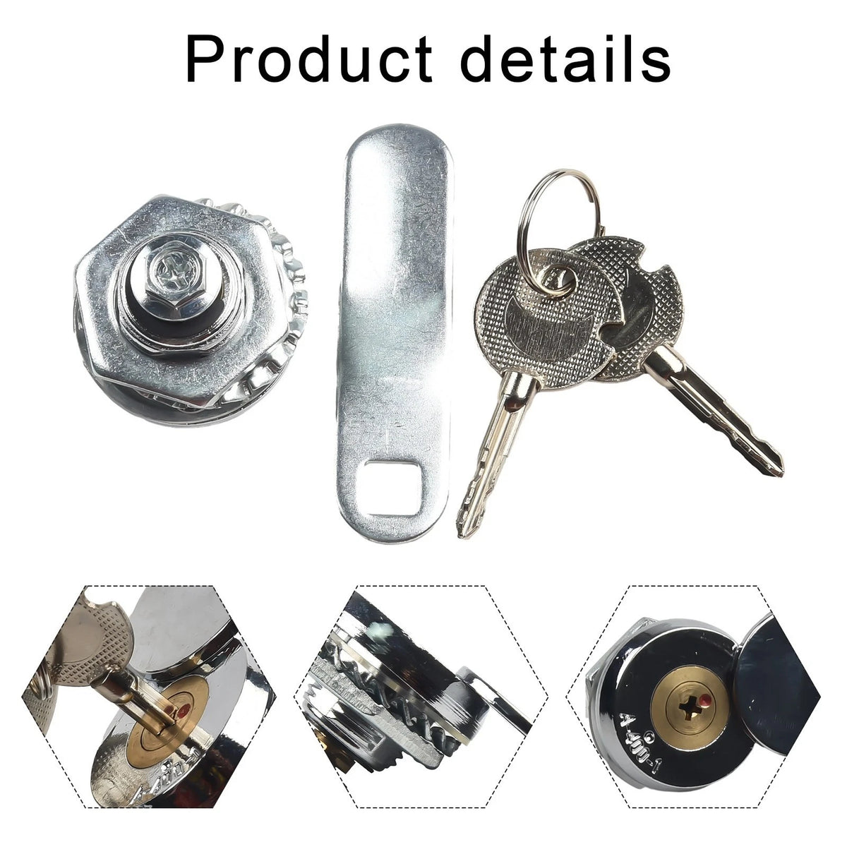 Door Lock Cylinder for Cabinet Mailbox Drawer Cupboard (22mm x 16mm)