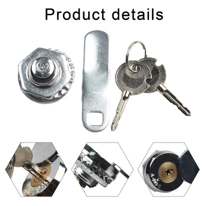 Door Lock Cylinder for Cabinet Mailbox Drawer Cupboard (22mm x 16mm)