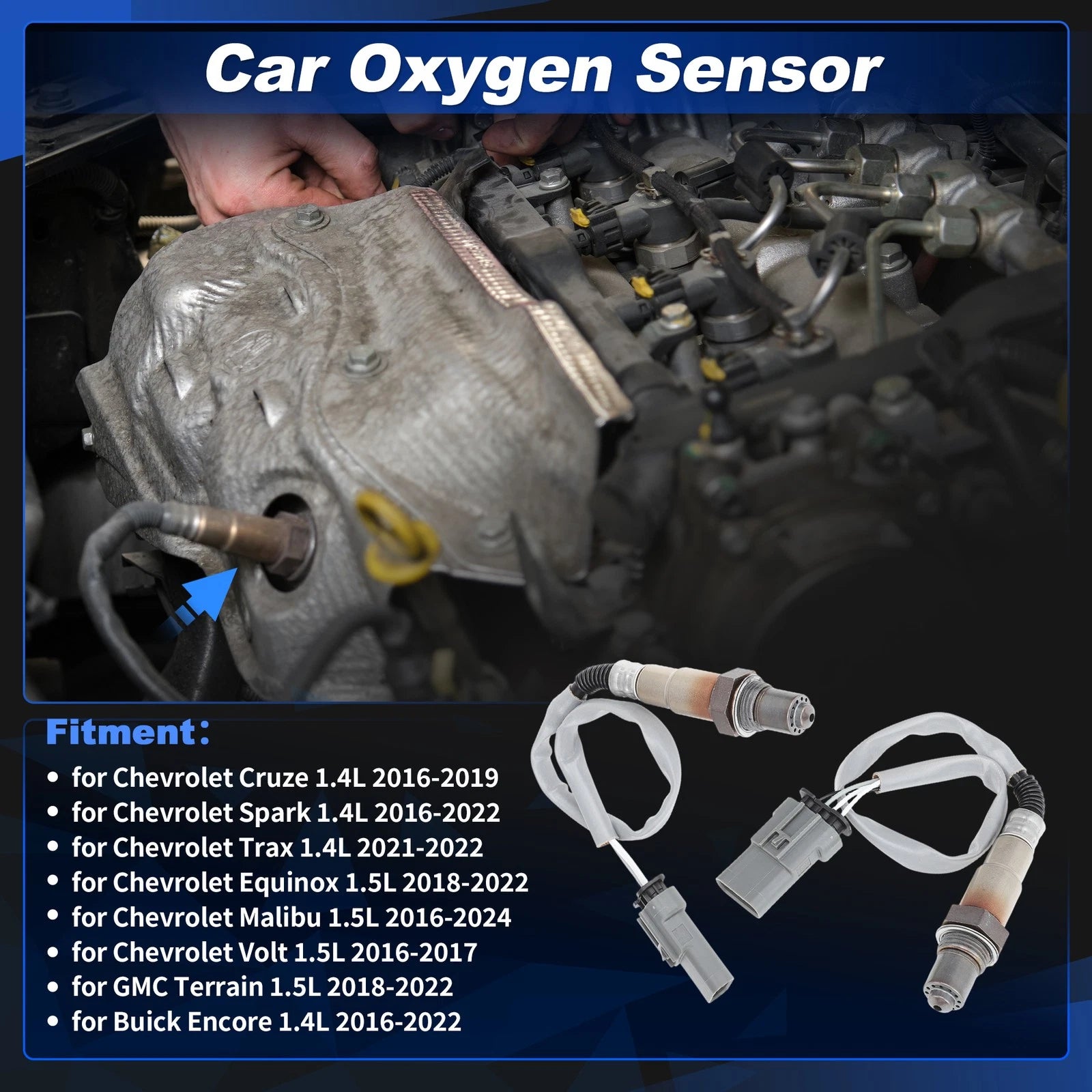 Oxygen Sensor Upstream and Downstream for Chevrolet Cruze 1.4L (2016-2019)