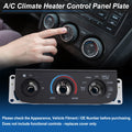 A/C Climate Heater Control Panel Plate for Ford F-150 (1997–2003)