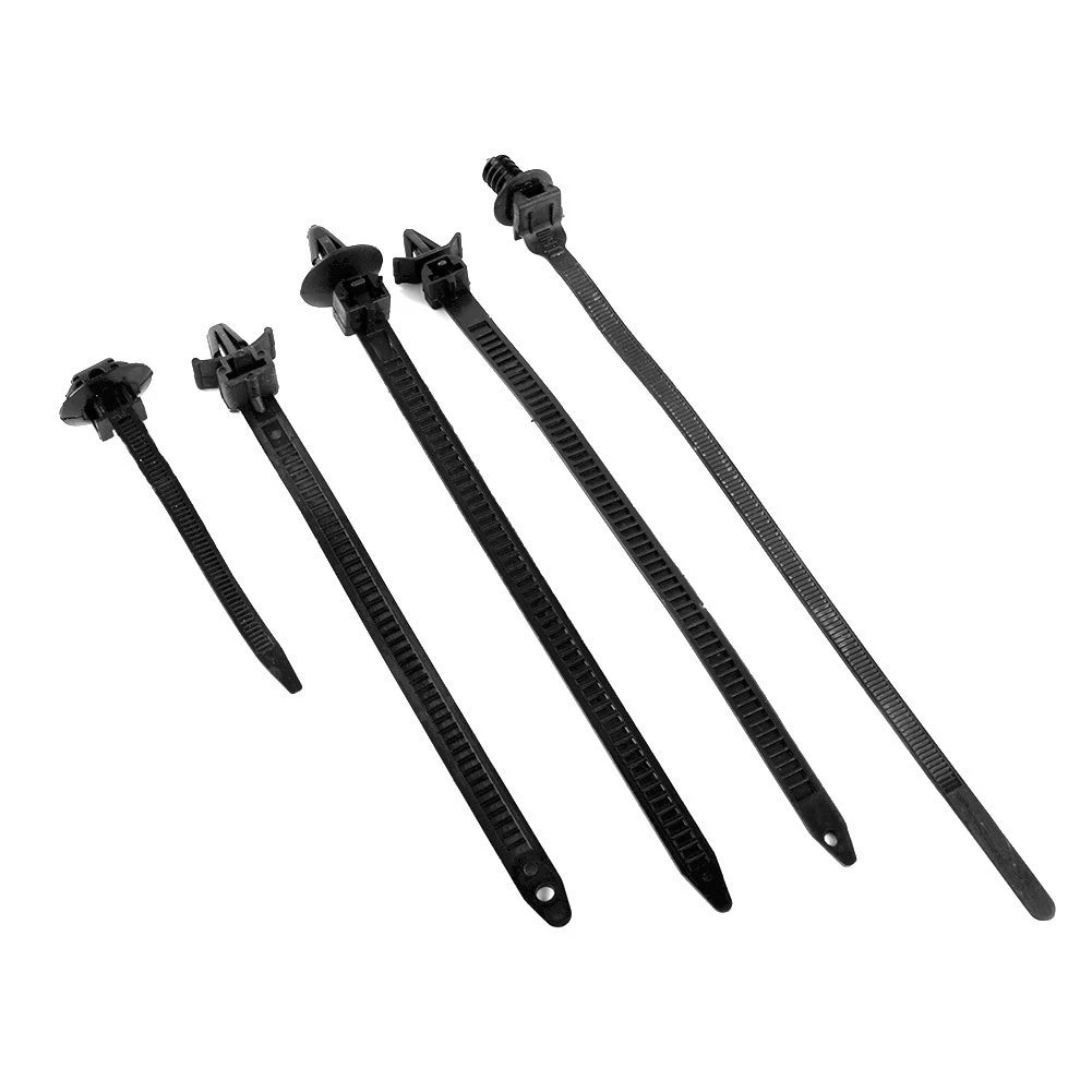 100x Nylon Tie Wraps for Universal Use (Cable Fasteners)