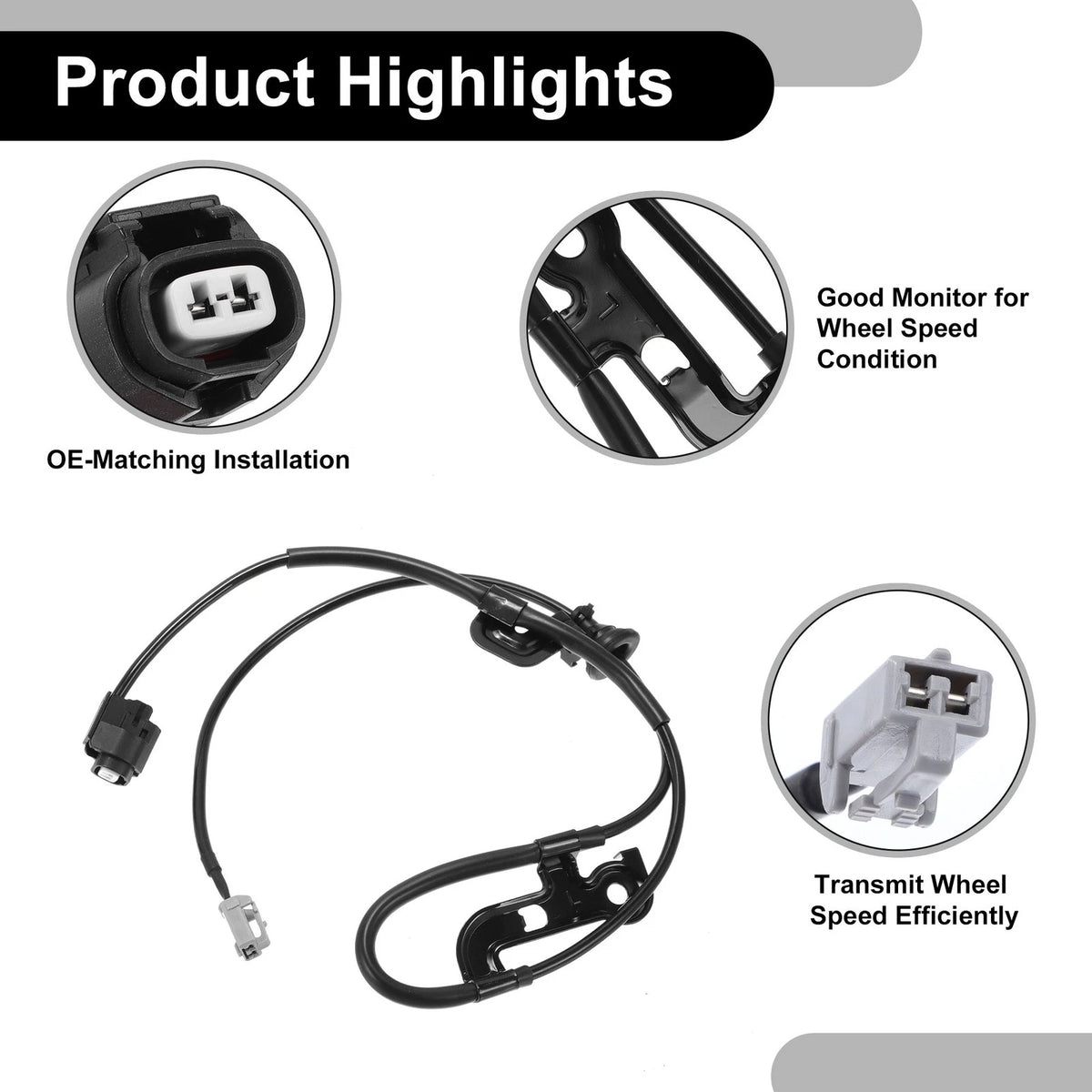ABS Wheel Speed Sensor No. 8951633040 for Toyota Camry (2007–2009)