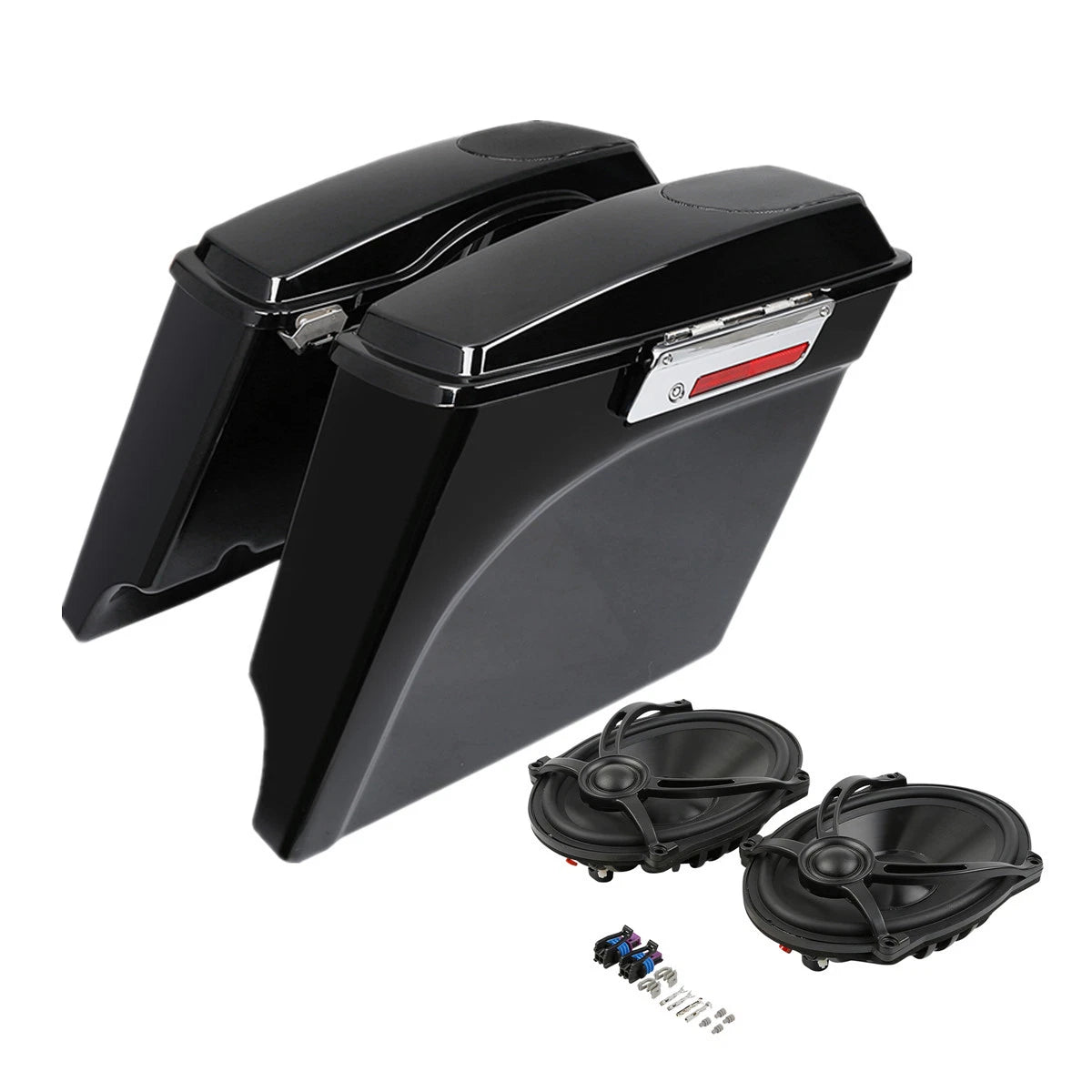 5" Stretched Saddlebag & 5x7" Speaker for Harley Electra Glide (1993–2013)