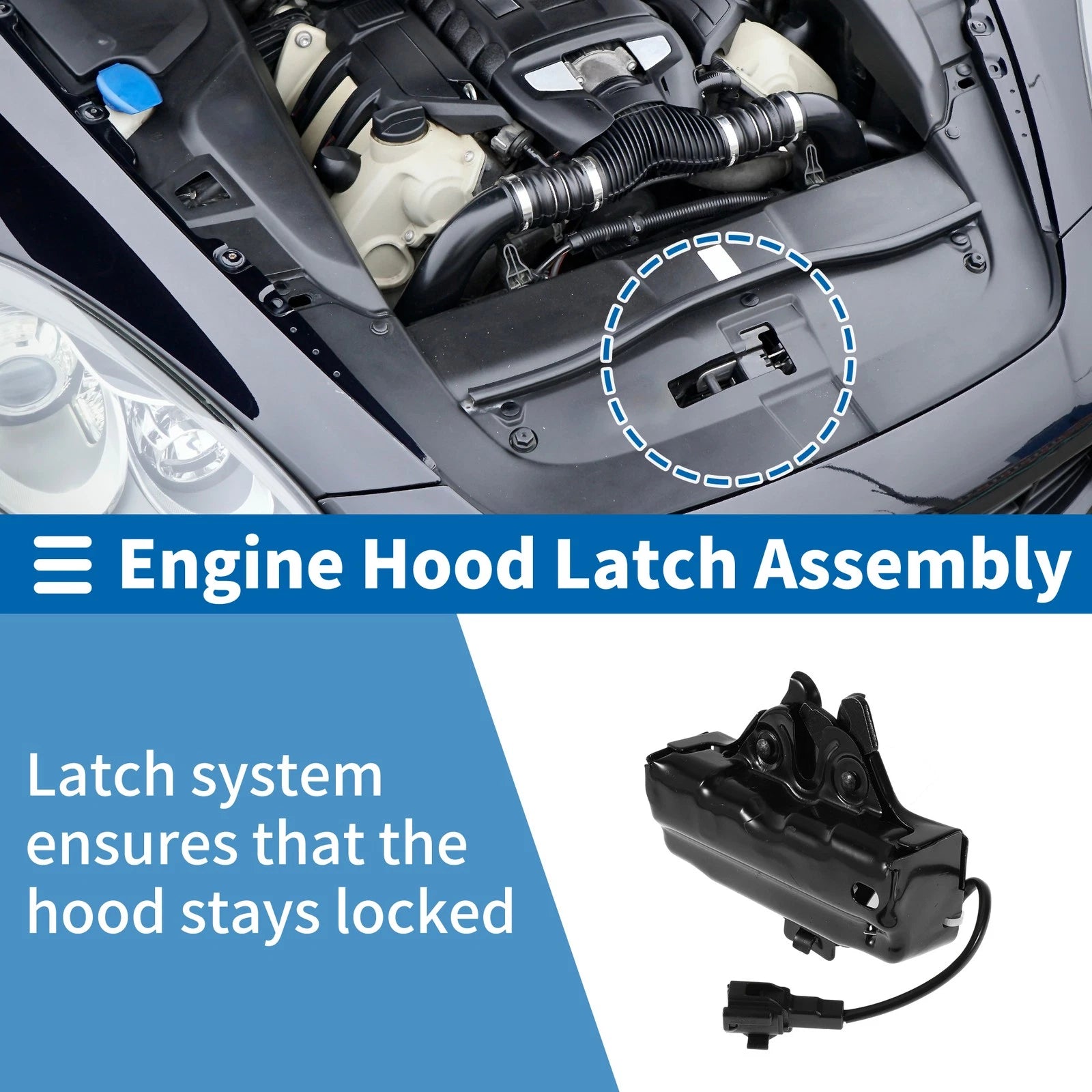 Hood Latch Assembly for Lexus RX330 (2004–2006) OEM Replacement