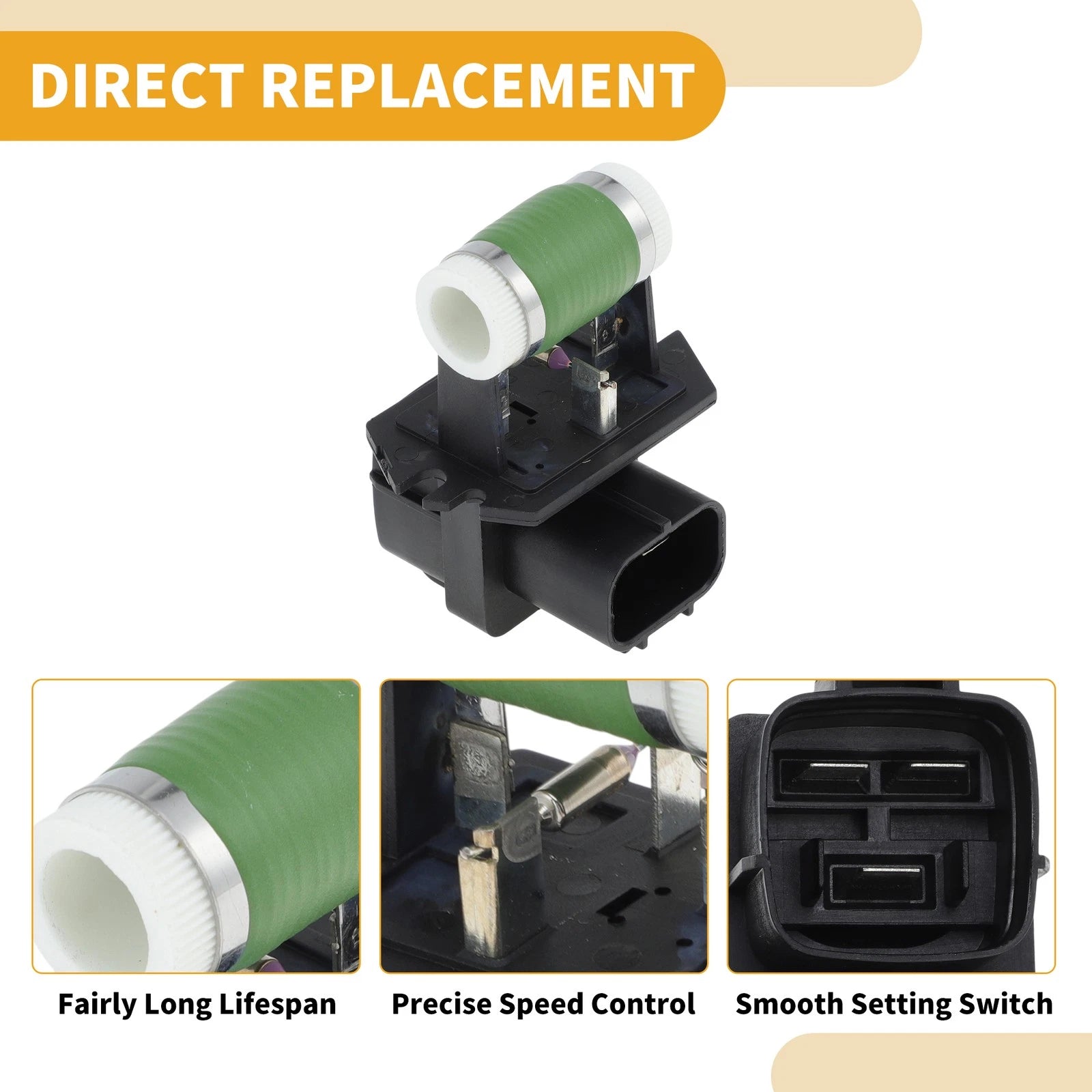 HVAC Blower Motor Resistor Replacement for Hyundai Santa Fe (2013–2018)