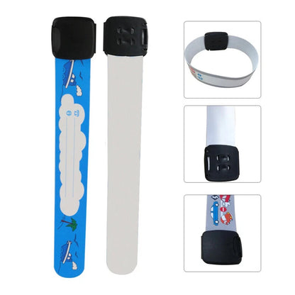 8pcs Waterproof ID Name Wrist Bands for Kids