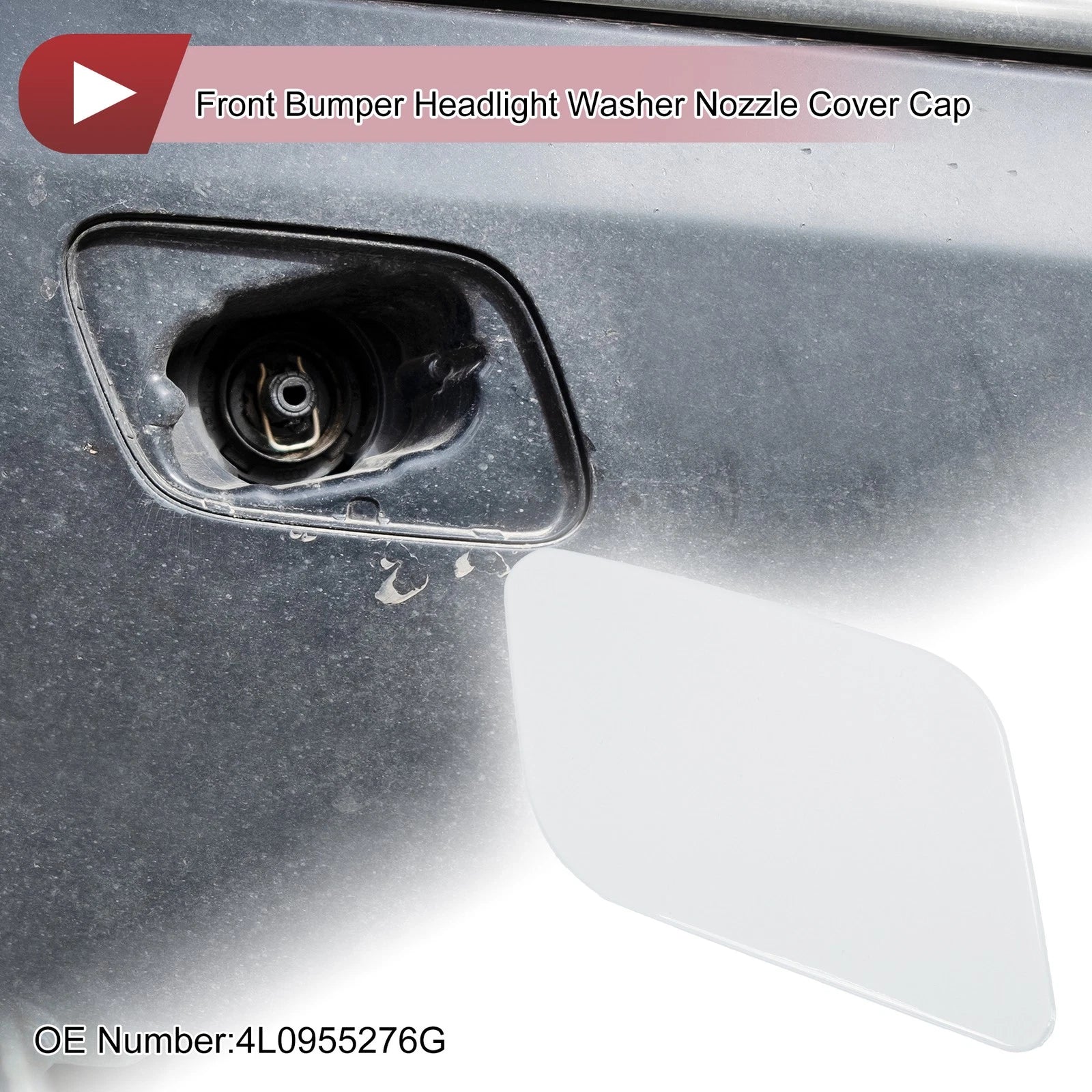 Washer Nozzle Cover Cap Front Right for Audi Q7 (2010–2015)