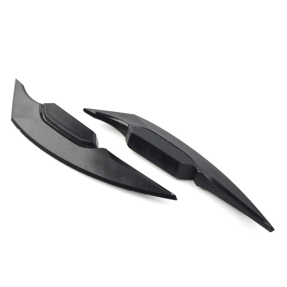 Fairing Winglets Side Siler Deflector Air Wing Kit Universal Pair Black